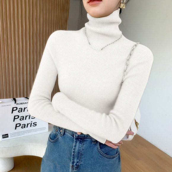 Wenig Sweaters - Light Luxury - Women's Slim Fit Cashmere Sweater